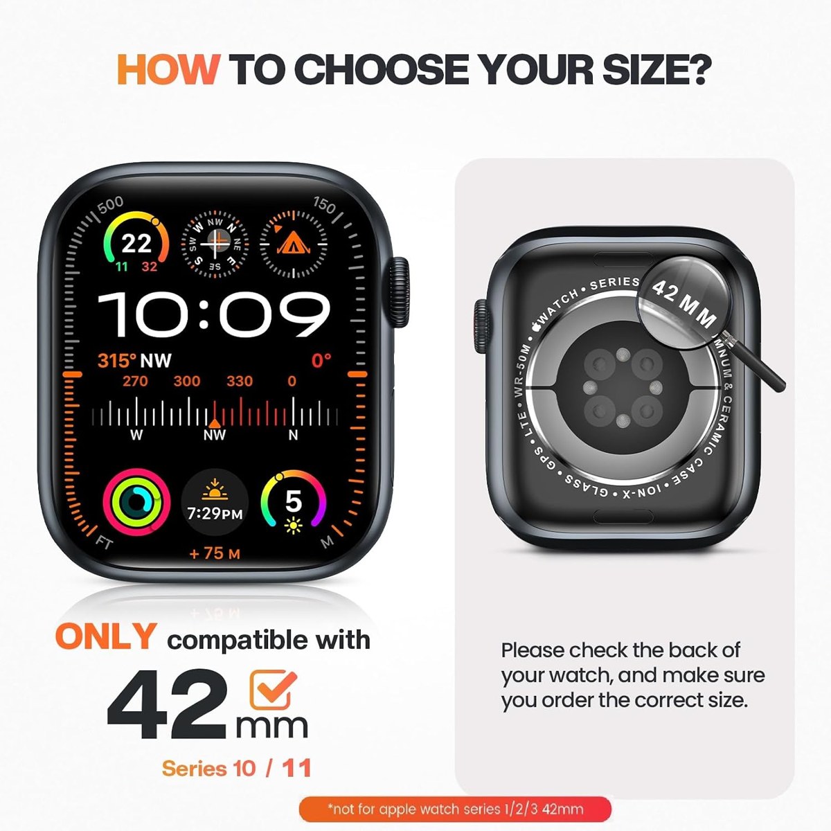 Goton 2-Pack Bling Cases with Screen Protector for Apple Watch photo 2