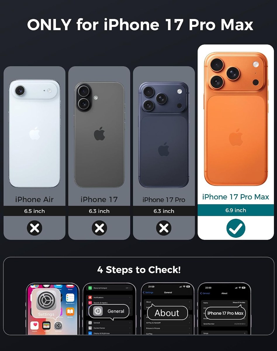 Goton 3-in-1 iPhone Case with Privacy Screen Protector photo 2