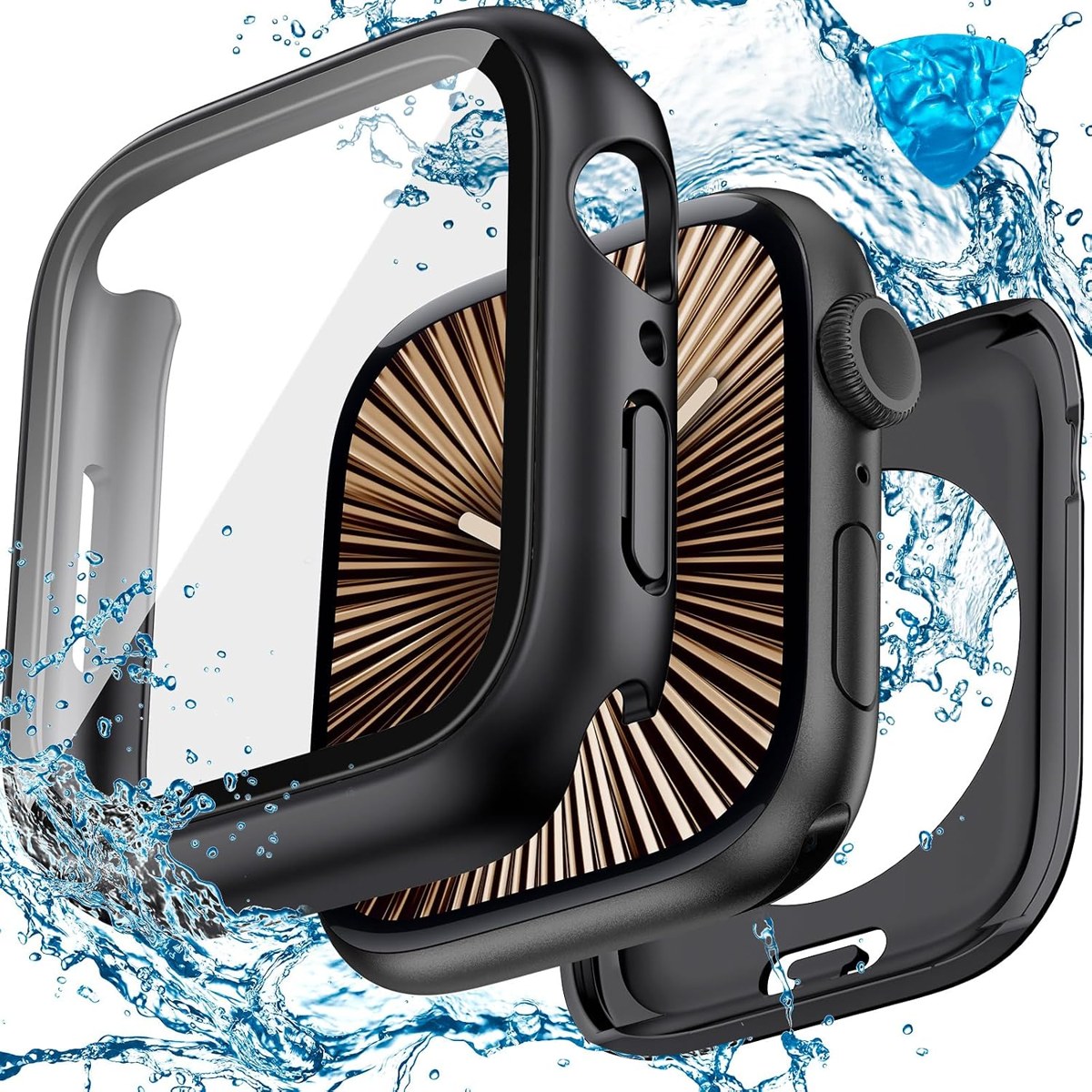 Goton 360° Case with Screen Protector for Apple Watch