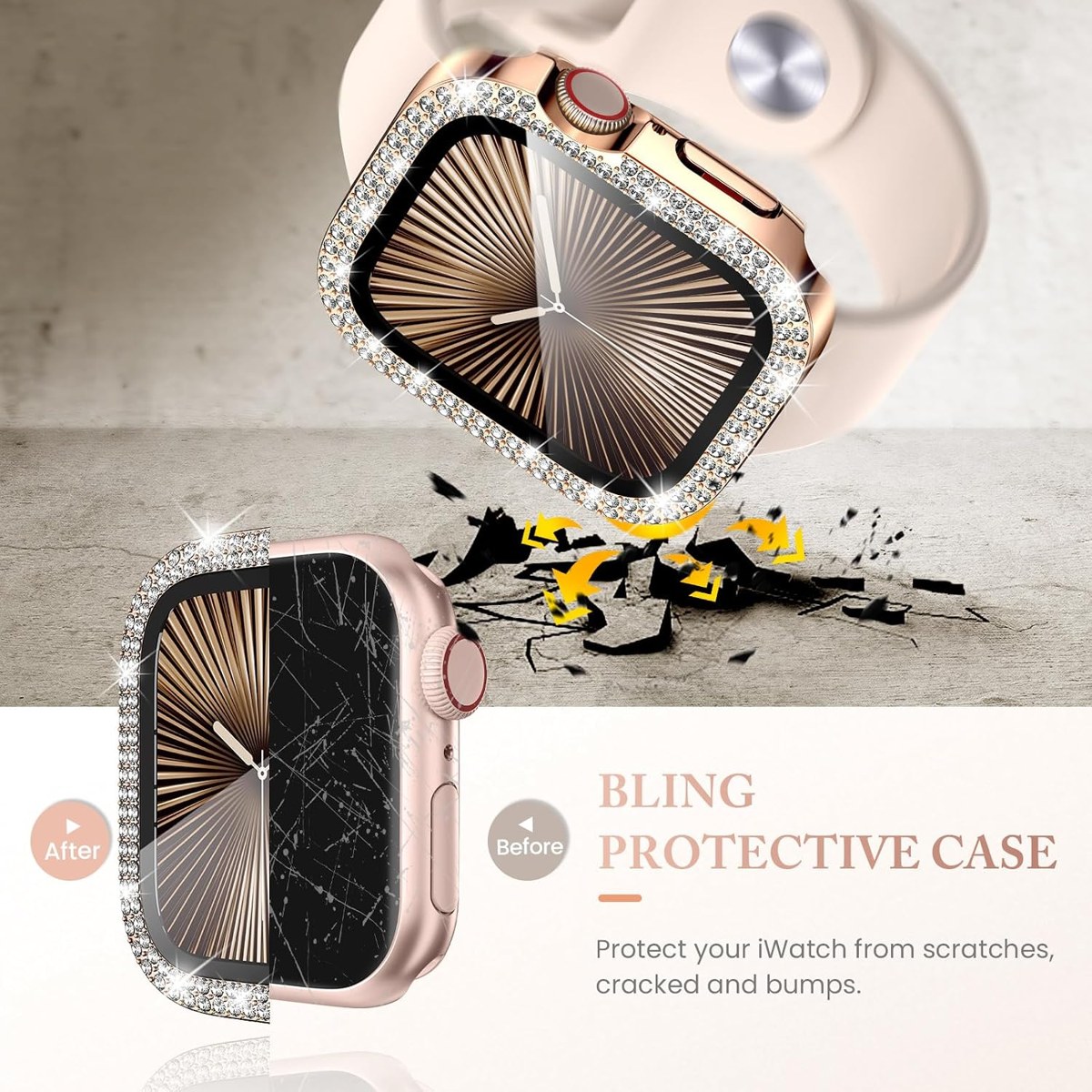 Goton 4-Pack Bling Cases for Apple Watch photo 4
