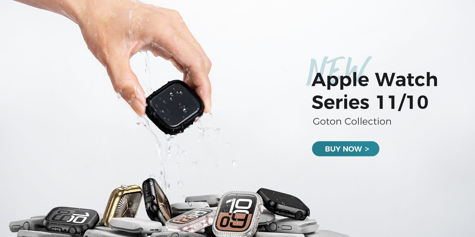 Goton Apple Watch Series 11 cases with screen protector