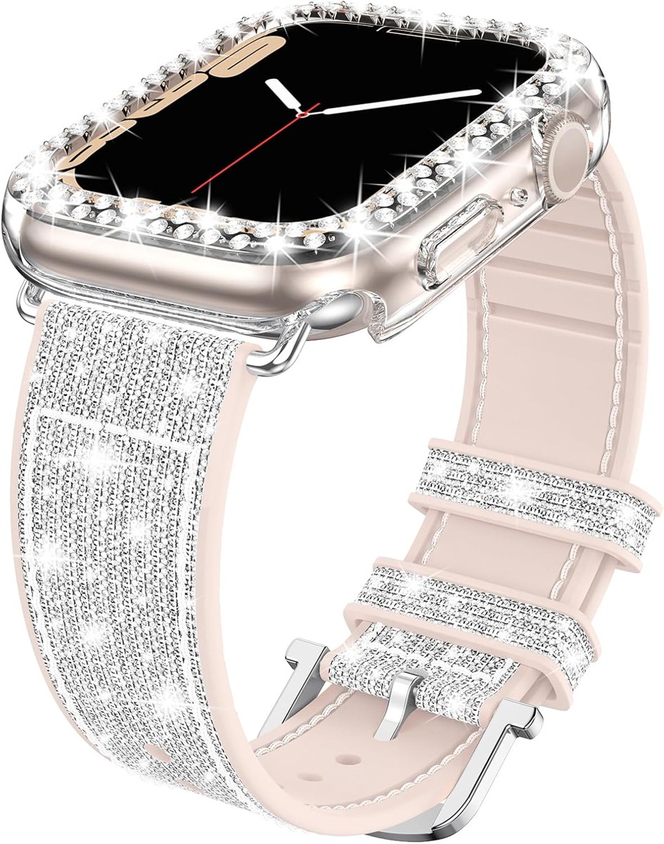 Goton Bling Color-Shift Band with Rhinestone Bumper
