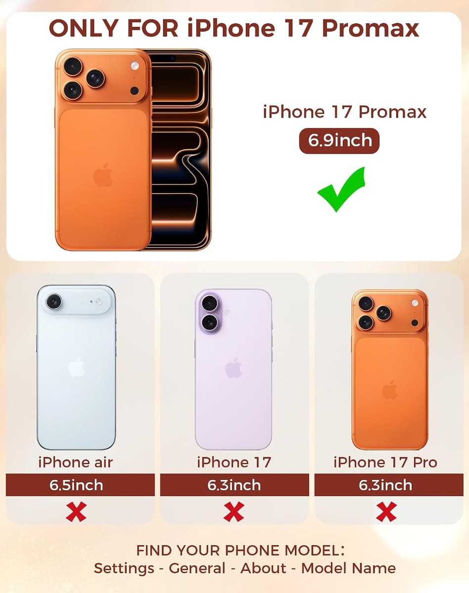 Goton Diamond Bling Camera Lens Protector for iPhone 17 Pro photo 2