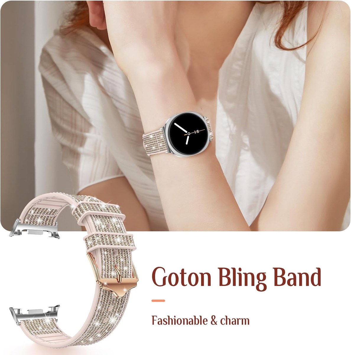 Goton Bling Silicone Band for Galaxy Watch photo 6