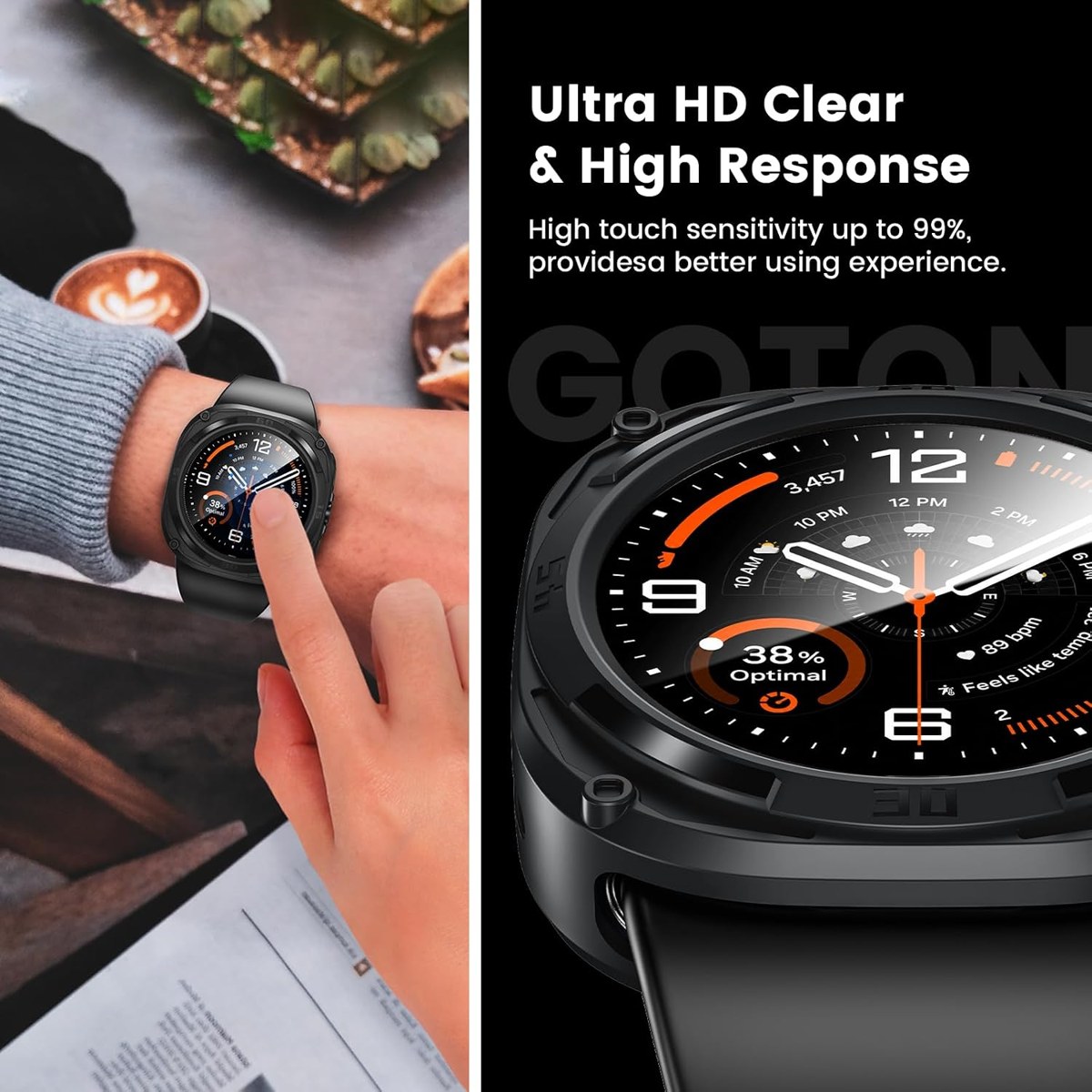 Goton Galaxy Watch Ultra 2 Case with Screen Protector photo 4
