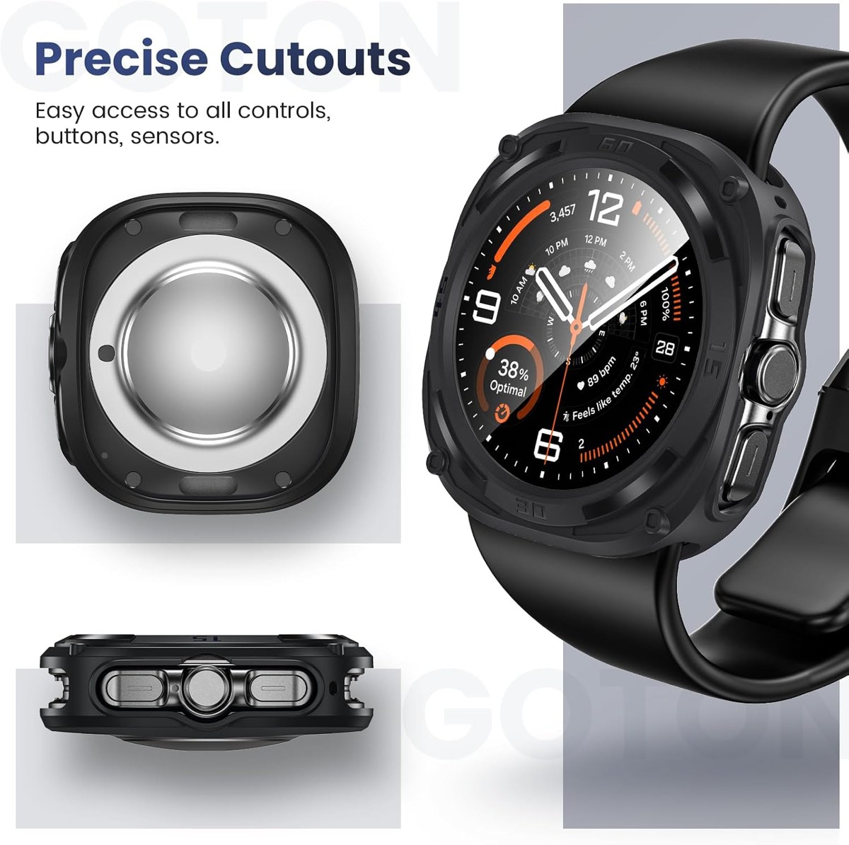 Goton Galaxy Watch Ultra 2 Case with Screen Protector photo 5