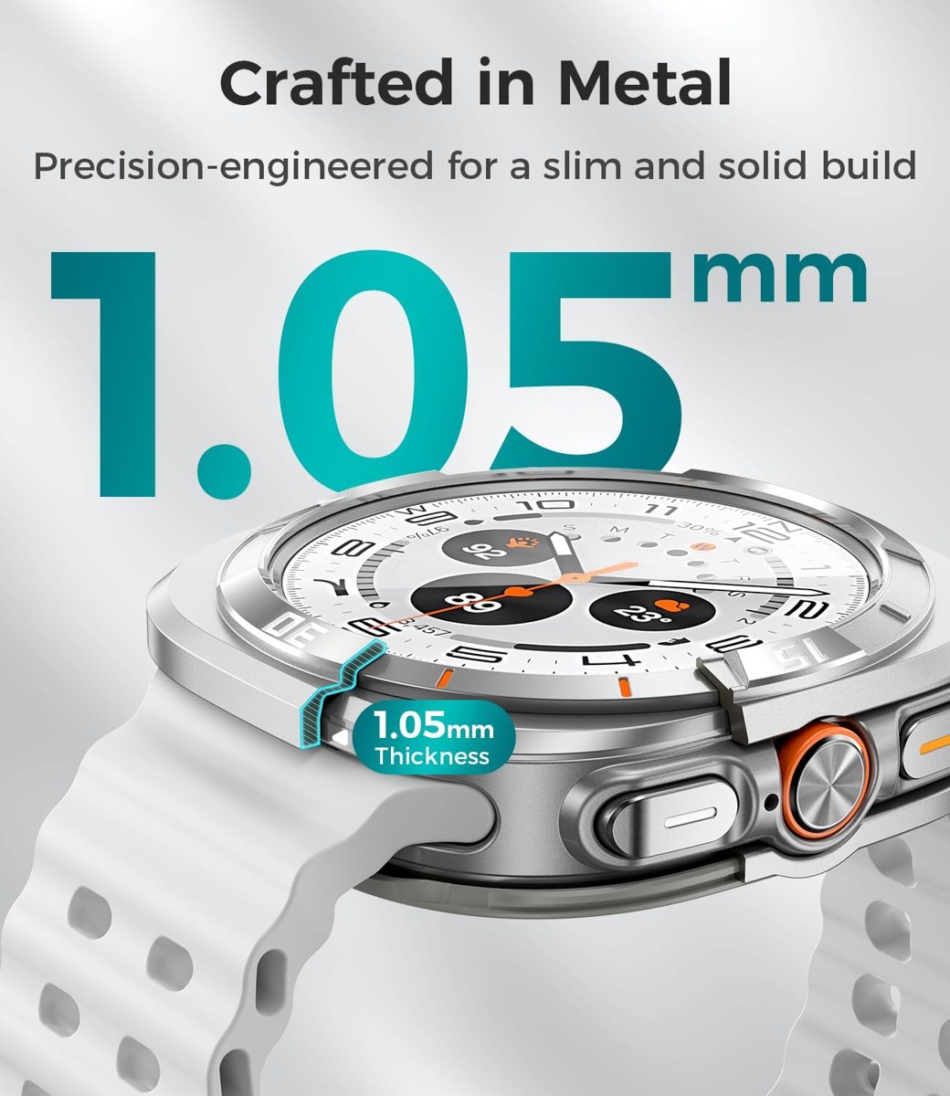 Goton Metal Case with Screen Protector for Galaxy Watch Ultra photo 3