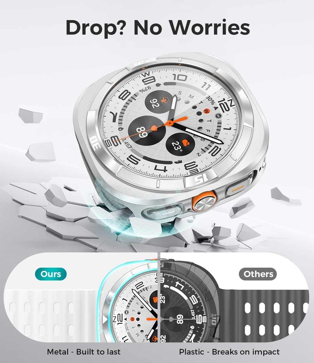 Goton Metal Case with Screen Protector for Galaxy Watch Ultra photo 5