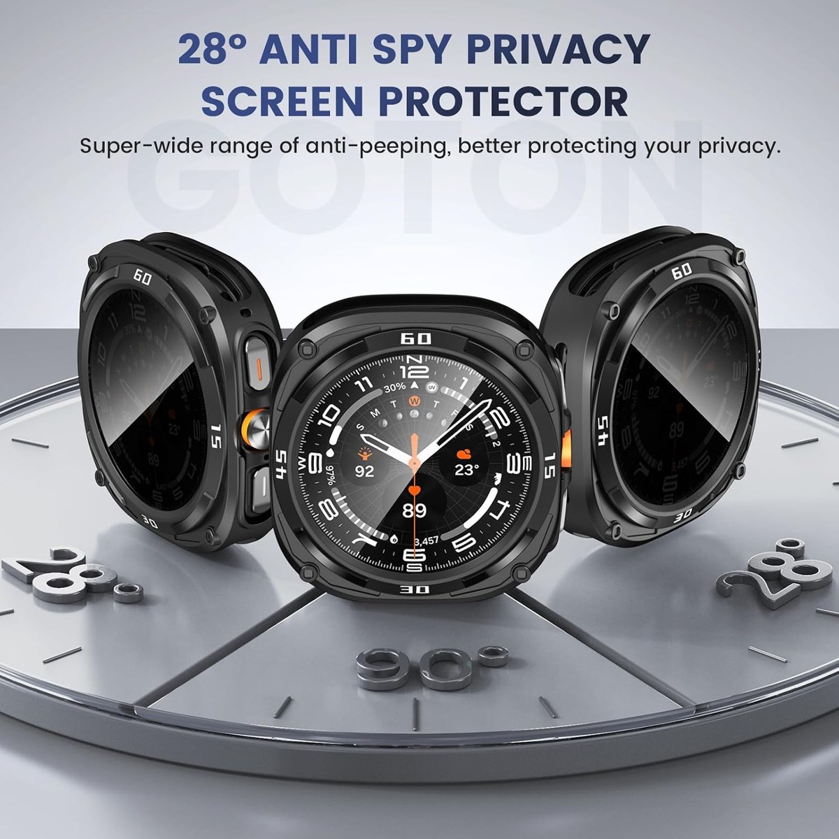 Goton Galaxy Watch Ultra Case with 2 Screen Protectors photo 5