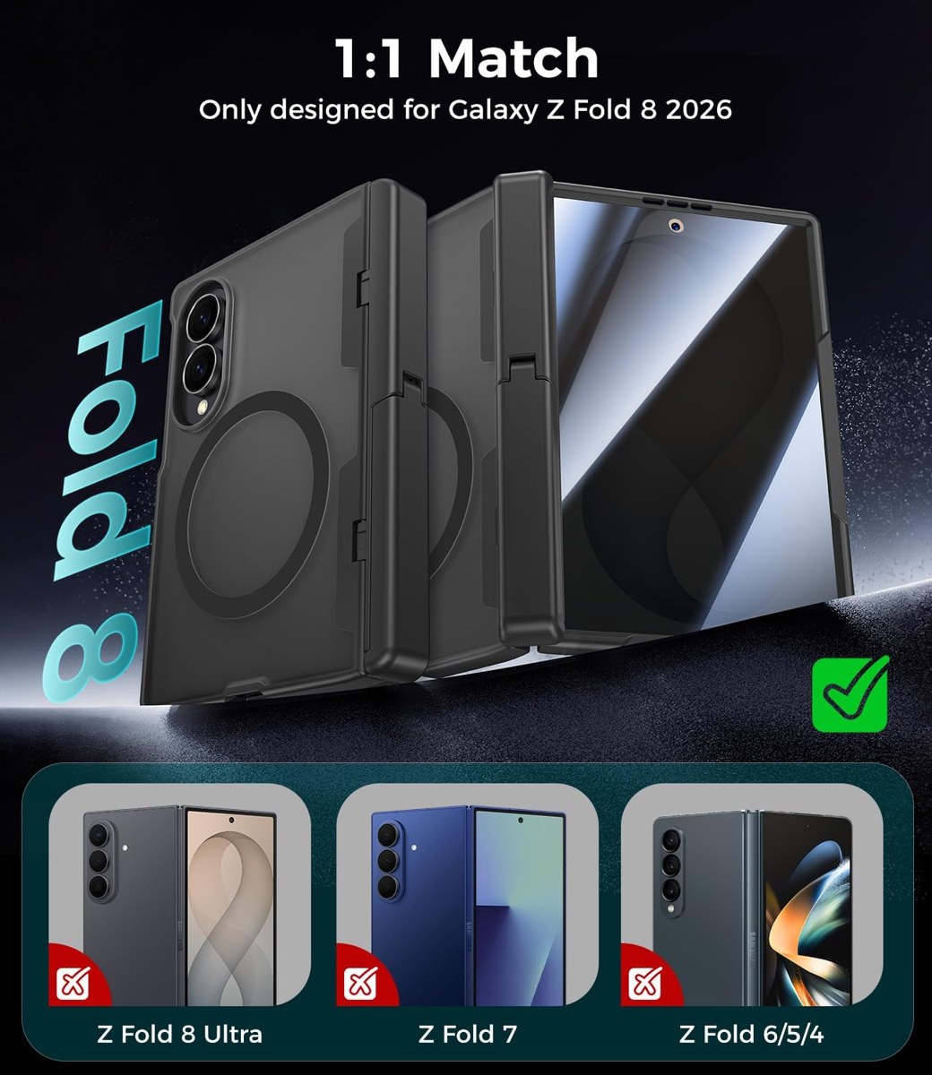 Goton Galaxy Z Fold 8 Case with Privacy Screen Protector photo 2