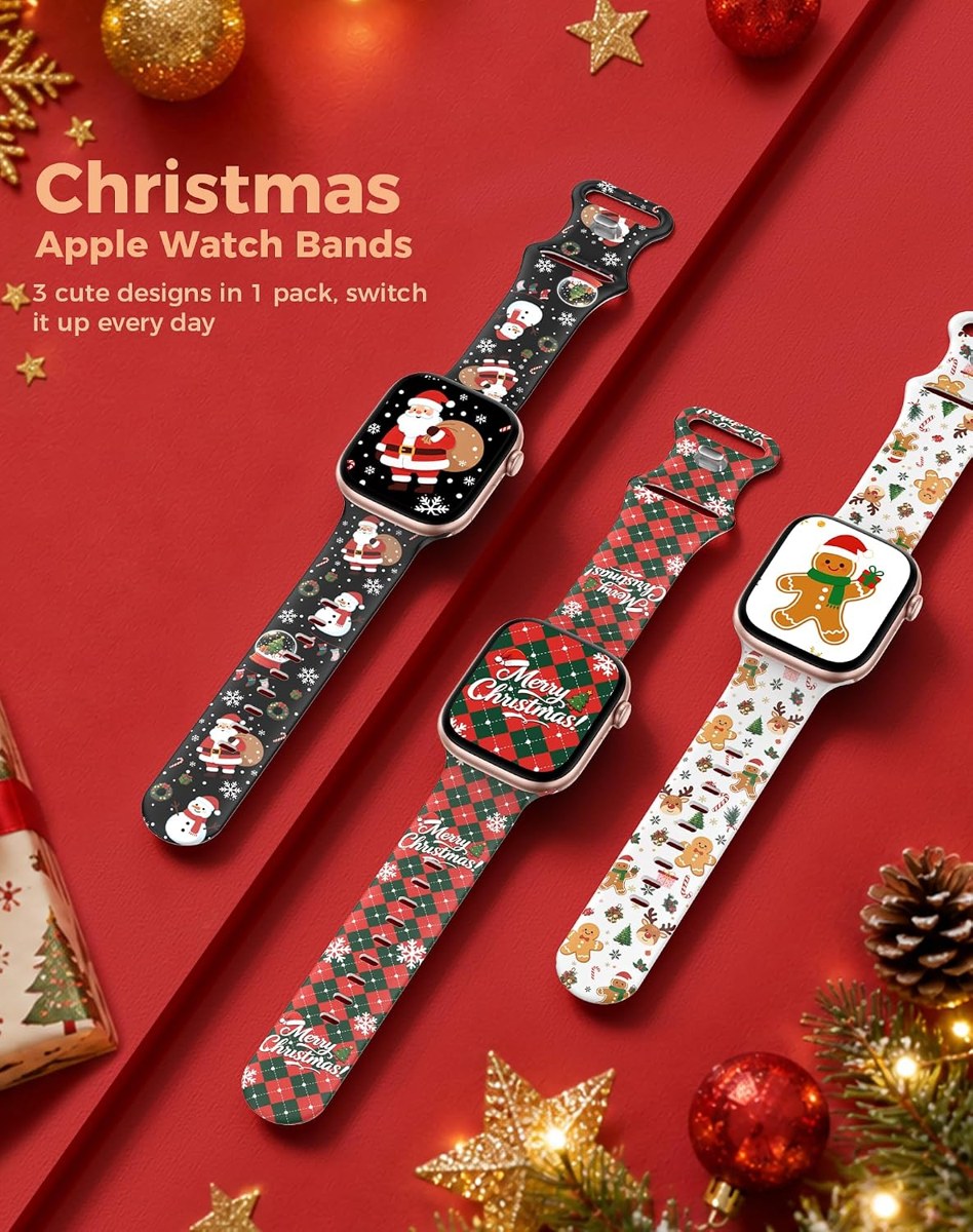 Goton 3-Pack Holiday Silicone Bands photo 3
