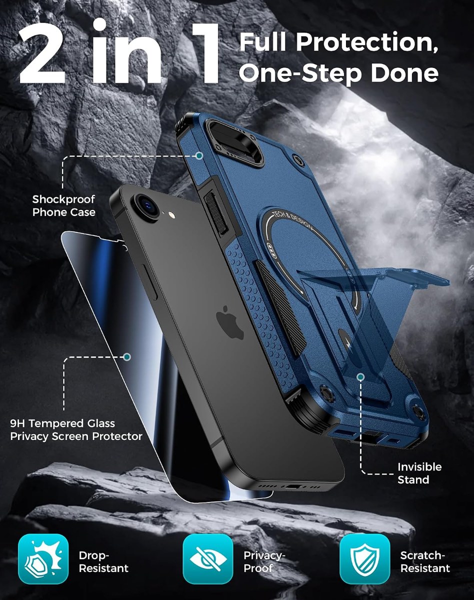Goton iPhone 17e/16e Case with Privacy Glass photo 3