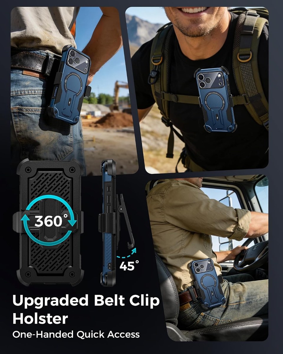 Goton 4-in-1 iPhone Case with Belt Clip Holster photo 4