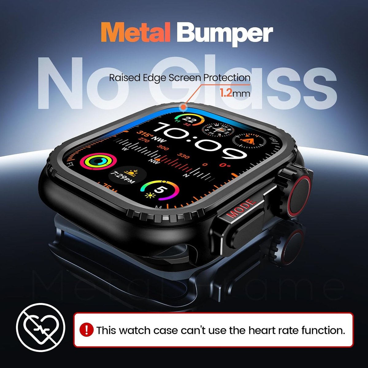Goton Metal Ultra-Look Case for Apple Watch photo 3