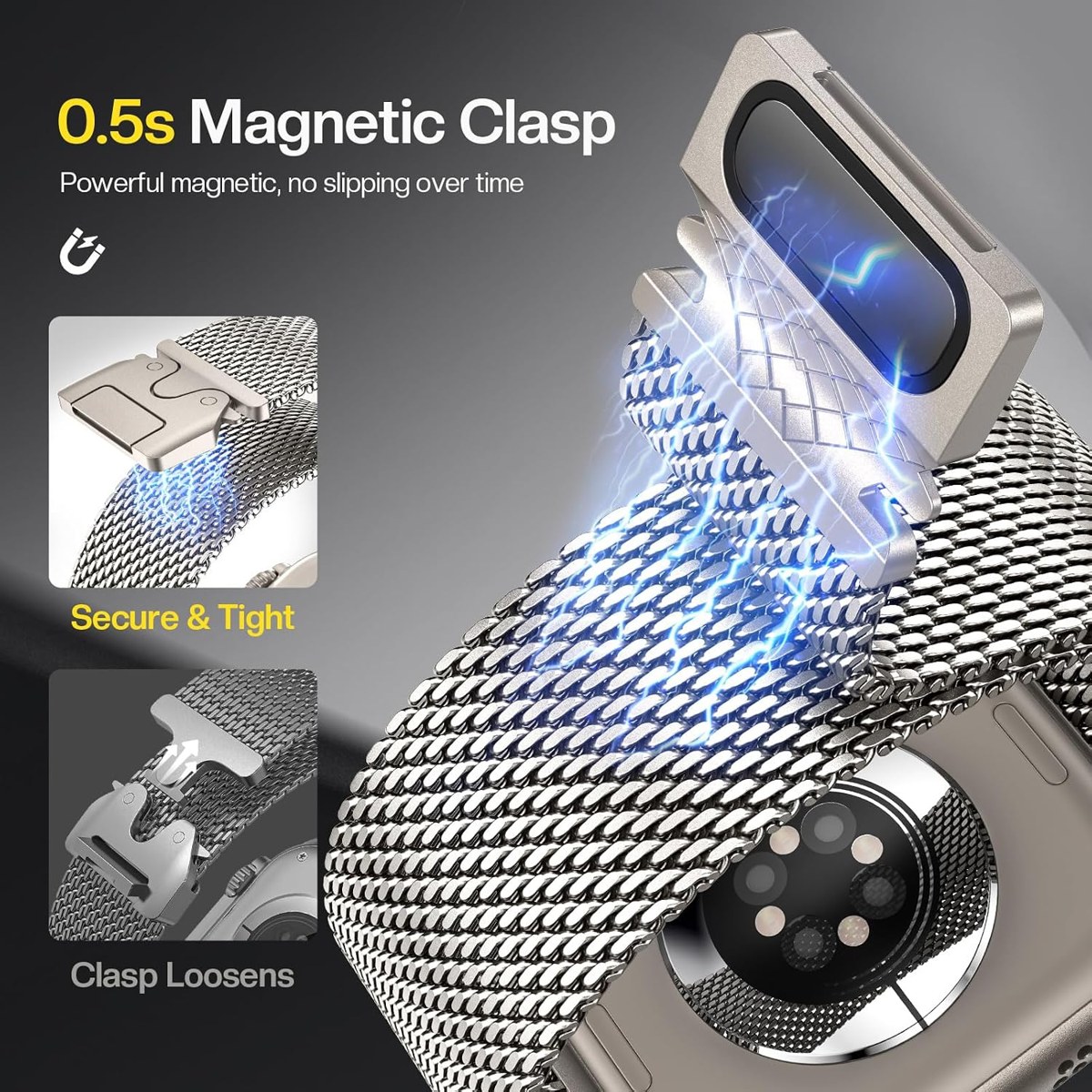 Goton Milanese Magnetic Band for Apple Watch photo 2