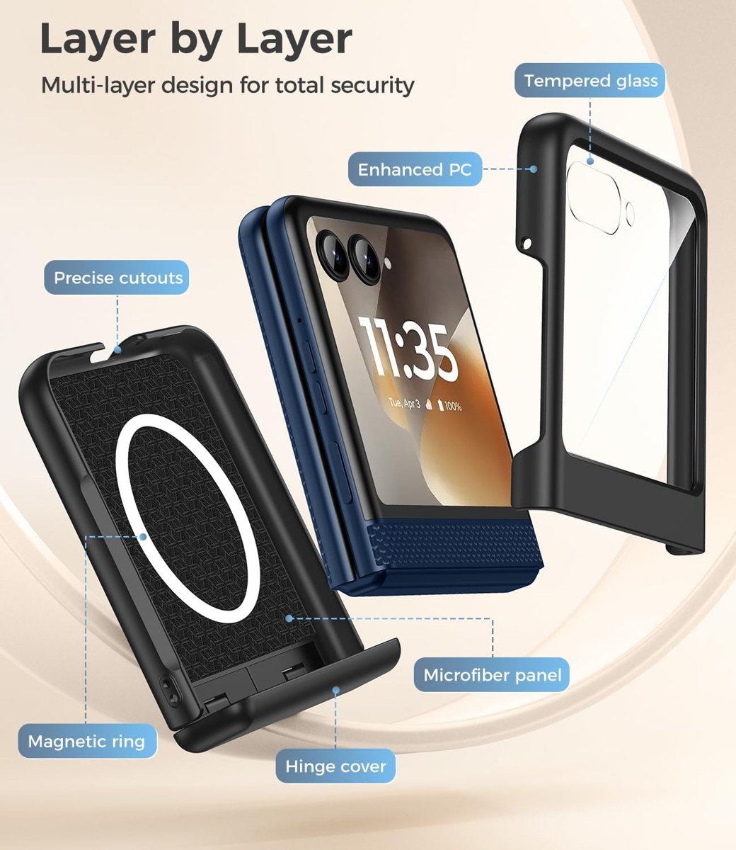 Goton Motorola Razr Case with Built-in Screen Protector photo 6