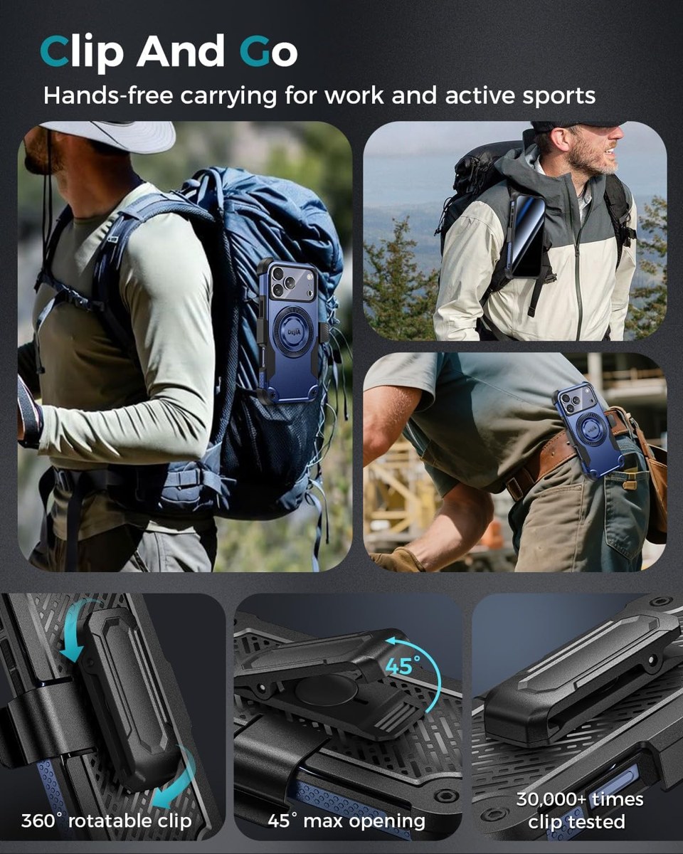 Goton 4-in-1 Pro Max Case with Upgraded Belt Clip photo 5