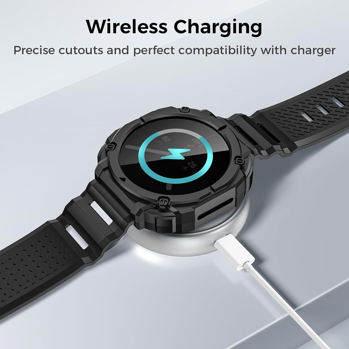 Goton Rugged Band with Case for Galaxy Watch 9/8 and Ultra photo 6