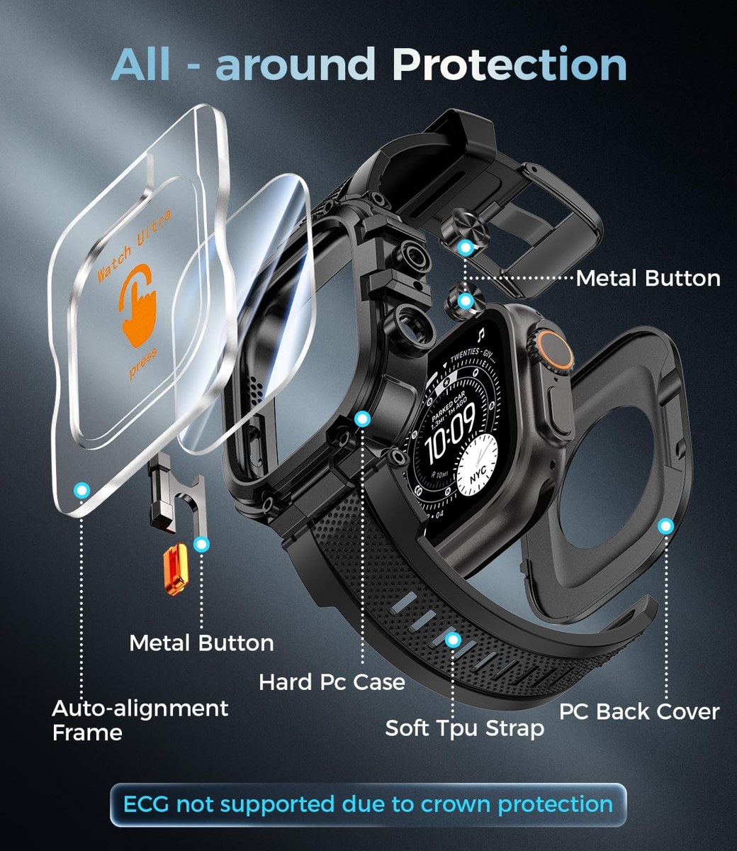 Goton Rugged Sport Band with Case for Apple Watch photo 3