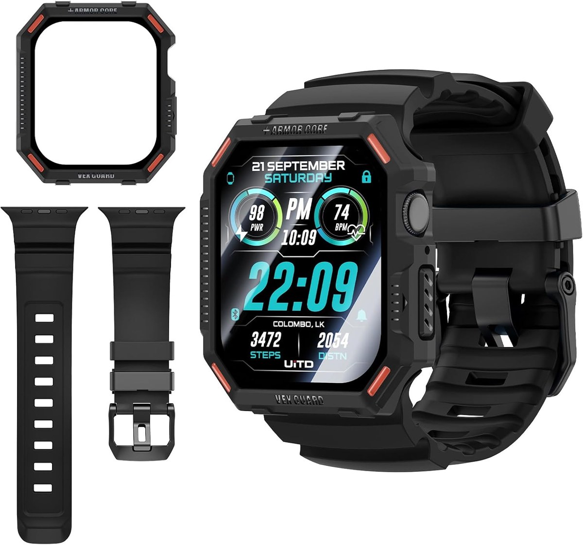 Goton Sport Bezel and Band Kit for Apple Watch
